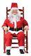 Rocking Chair Santa Claus Christmas Holidays Decorations Home Outdoor Life Size