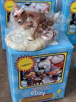 Rudolph And The Island Of Misfit Toys Enesco RETIRED 8 Different Figurine Lot