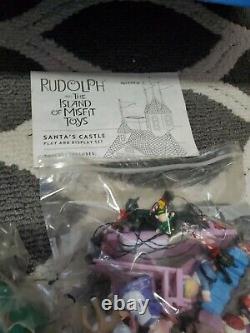 Rudolph Red Nosed Island Misfit Toys Santas Castle Lot Extras Memory Lane
