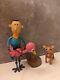 Rudolph Red Nosed Reindeer Misifit Cowboy On Ostrich Forever Fun Figures