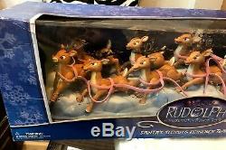 Rudolph Santa's Sleigh & Reindeer Team Island Misfit Toys Memory Lane New Sealed