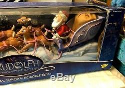 Rudolph Santa's Sleigh & Reindeer Team Island Misfit Toys Memory Lane New Sealed