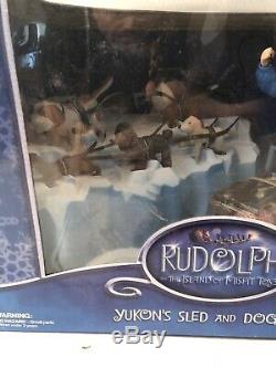 Rudolph The Island of Misfit Toys Yukons Sled and Dog Team NIB Memory Lane