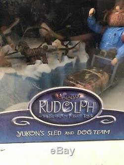 Rudolph The Island of Misfit Toys Yukons Sled and Dog Team NIB Memory Lane