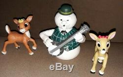 Rudolph the Red Nosed Reindeer Figures Misfit Toys Santa Sam Cornelius Lot of 14