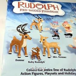 Rudolph the Red-Nosed Reindeer Humble Bumble and Friends Figurines Set VGC w Box