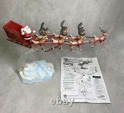 Rudolph the Red Nosed Reindeer Santa's Sleigh Team Musical Stand Playing Mantis