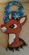 Rudolph The Red Nosed Reindeer Door Hangers 1 Of A Kind Extremely Rare