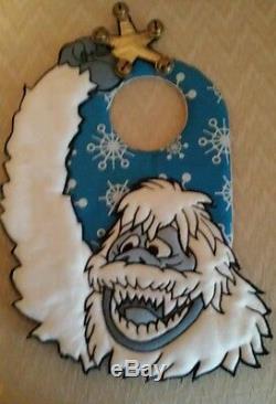 Rudolph the red nosed reindeer door hangers 1 of a kind Extremely Rare