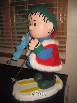 SANTA'S BEST ANIMATED 23 LINUS SKIING FROM PEANUTS Motionette SEE VIDEO