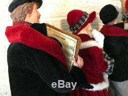 SET of 4 Christmas CAROLERS 18.5 Raz Imports 3752991