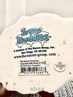 SNOW BUDDIES 1998-2000 Encore Group FIGURINES Lot of 8. Vtg