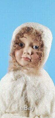 SNOW CHILDREN 14 SWEET GIRL Muff St. Nicholas HANDMADE by ELAINE ROESLE 1992