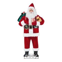 Santa Claus Animatronic New Christmas Trim Lighted 13 Singing/Story 60 Telling M