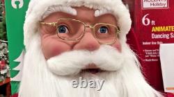 Santa Claus Animatronic New Christmas Trim Lighted 13 Singing/Story 60 Telling M