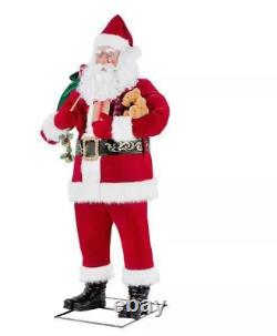 Santa Claus Animatronic New Christmas Trim Lighted 13 Singing/Story 60 Telling M