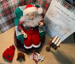 Santa Read Me A Story Avon Collectible Rare Animated Musical Christmas Holiday