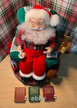 Santa Read Me A Story Avon Collectible Rare Animated Musical Christmas Holiday