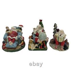 Santa's Best Classic Collectibles Lot Of 3 Figures With Original Boxes