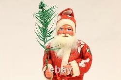 Santa with Chime Saint Nickolas 1920's Vintage German Christmas Candy Container