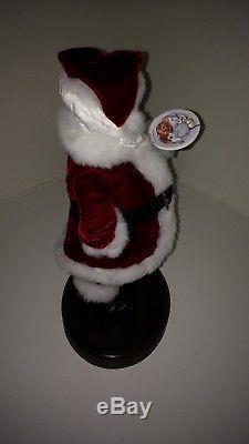 Santa with Plate of Cookies and Mouse Simpich 14 Character Doll #337/1200 2005