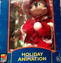 Santas Best Animated Christmas MINNIE MOUSE Mrs Claus 1996 HOLIDAY ANIMATION NEW