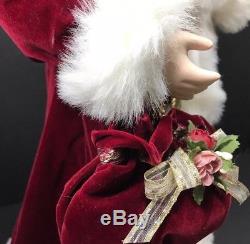 Santas Best Animated Mrs Claus Porcelain Doll
