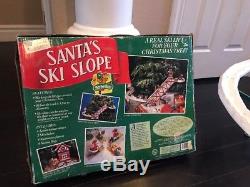 Santas ski slope ski lift for Christmas tree rare unique Mr. Christmas 1992