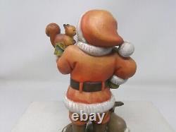 Sarah Kay Wood Carved ANRI Hand Painted Figurine 6 3/4 Santa LE 247 / 750