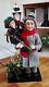Scrooge Bob Cratchit & Tiny Tim Animated Lighted Vintage 1993 Holiday Creation