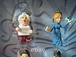 Set Of 10 Holiday Ornaments / Figures Santa Claus Is Coming To Town MEMORY LANE