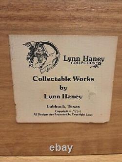 Signed Lynn Haney White Gold Santa Clause Visions Of Winter Father Christmas'89