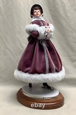 Simpich Character Doll Figurine EVALYN JANE VICTORIAN SKATER 1988