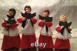 Simpich Character Dolls Four Choir Singers-David-Peter-Jennifer& Maria-Very Rare