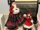 Simpich Muff Lady Carolers 1985 Red Character Dolls Christmas Collectors Vintage