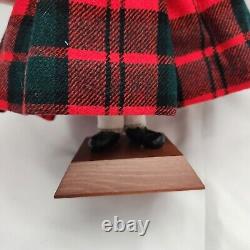 Simpich Muff Lady Carolers 1985 Red Character Dolls Christmas Collectors Vintage