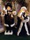 Stunning! Telco Animated Victorian Girl/boy Doll Motionette Christmas Figure