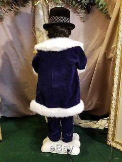 Stunning! Telco Animated Victorian Girl/Boy Doll Motionette Christmas Figure