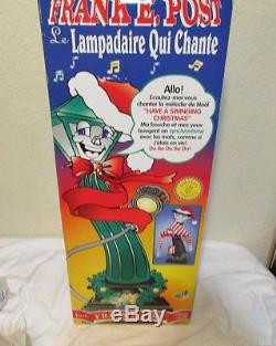 TELCO LIMITED EDITION Black Frank E. Post Singing Animated Lamppost