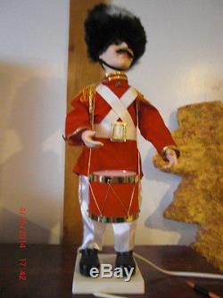 TELCO MOTIONETTE CHRISTMAS DOLL MARCHING SOLDIER with DRUM / BOX