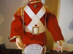 TELCO MOTIONETTE CHRISTMAS DOLL MARCHING SOLDIER with DRUM / BOX