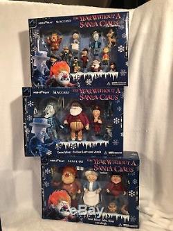 THE YEAR WITHOUT A SANTA CLAUS Figurine Sets (3) Suncoast Figures Brand New 2002