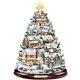 Thomas Kinkade Musical & Lighted Season Of Song Christmas Tree Holiday Decor New