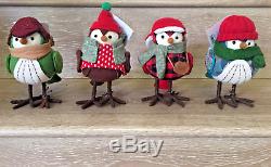Target Wondershop Christmas 2016 Fabric Birds Featherly Friends Full Set Scout