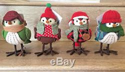 Target Wondershop Christmas 2016 Fabric Birds Featherly Friends Full Set Scout