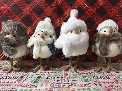 Target Wondershop White Christmas Birds Set Clipper Blizzard Glacier Flurry NEW