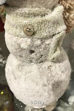 Teena Flanner Authentic, Original, Handmade Snowman by Teena Signed 1 of a kind