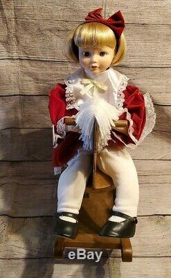 Telco Animated Girl On Rocking Horse Rare