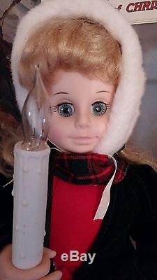 Telco Christmas Motionette Animated Lighted Girl And Boy 24 1988 Rare