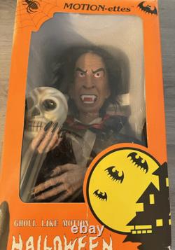 Telco DRACULA Motion-ette Animated 24 Figure Halloween 1987 Works WithBox Telco DRACULA Motion-ette Animated 24 Figure Halloween 1987 Works WithBox